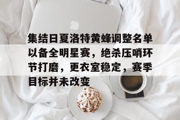 关于集结日夏洛特黄蜂调整名单以备全明星赛，绝杀压哨环节打磨，更衣室稳定，赛季目标并未改变的信息-九游